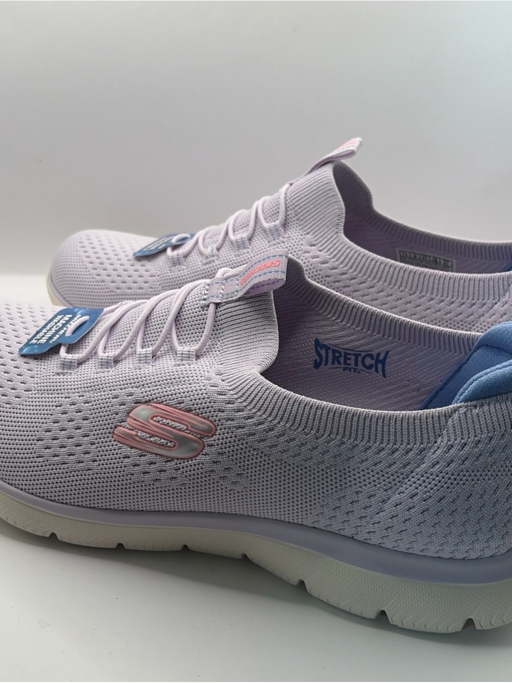 Skechers Summits Top Player Lilac & Blue 150116 Women's Size 11. NWOB - Picture 4 of 11